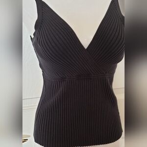Ribbed Halter Top Large